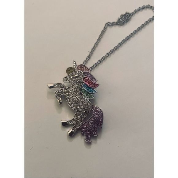 Gorgeous bling unicorn NECKLACE - Picture 1 of 5